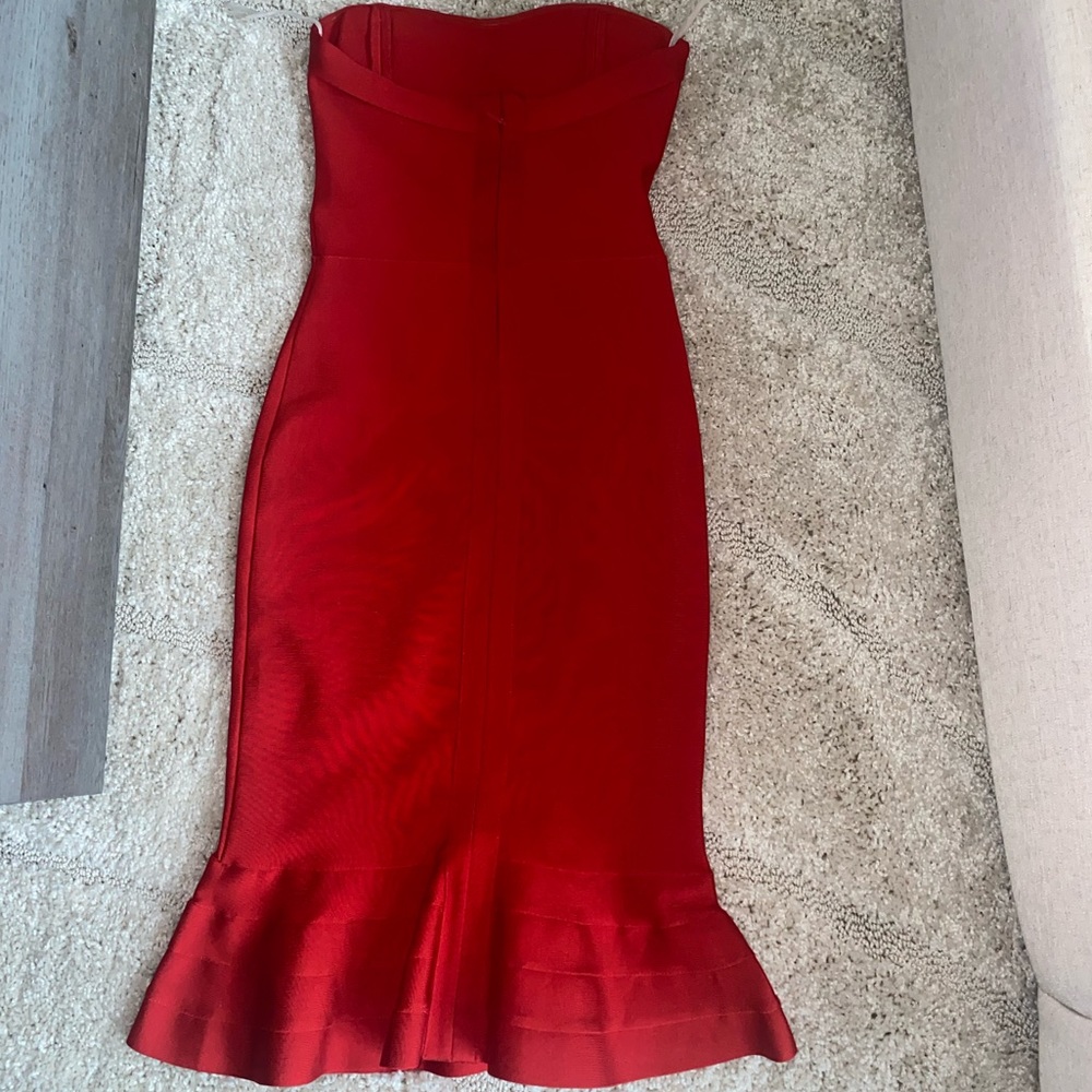 Strapless bandage dress in a small